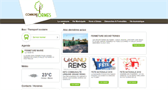 Desktop Screenshot of mairie-ormes.fr